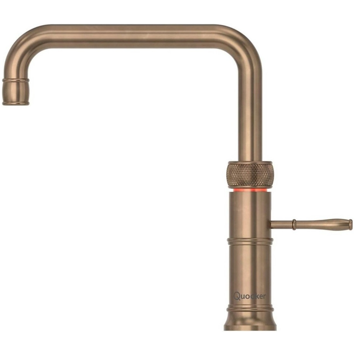 Quooker Classic Fusion Square Messing Patina Kraan afbeelding