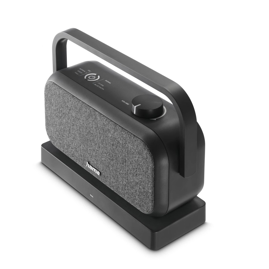 Hama Luidspreker voor tv 2 4-GHz-station + Bluetooth draagbaar stereo Bluetooth speaker Zwart