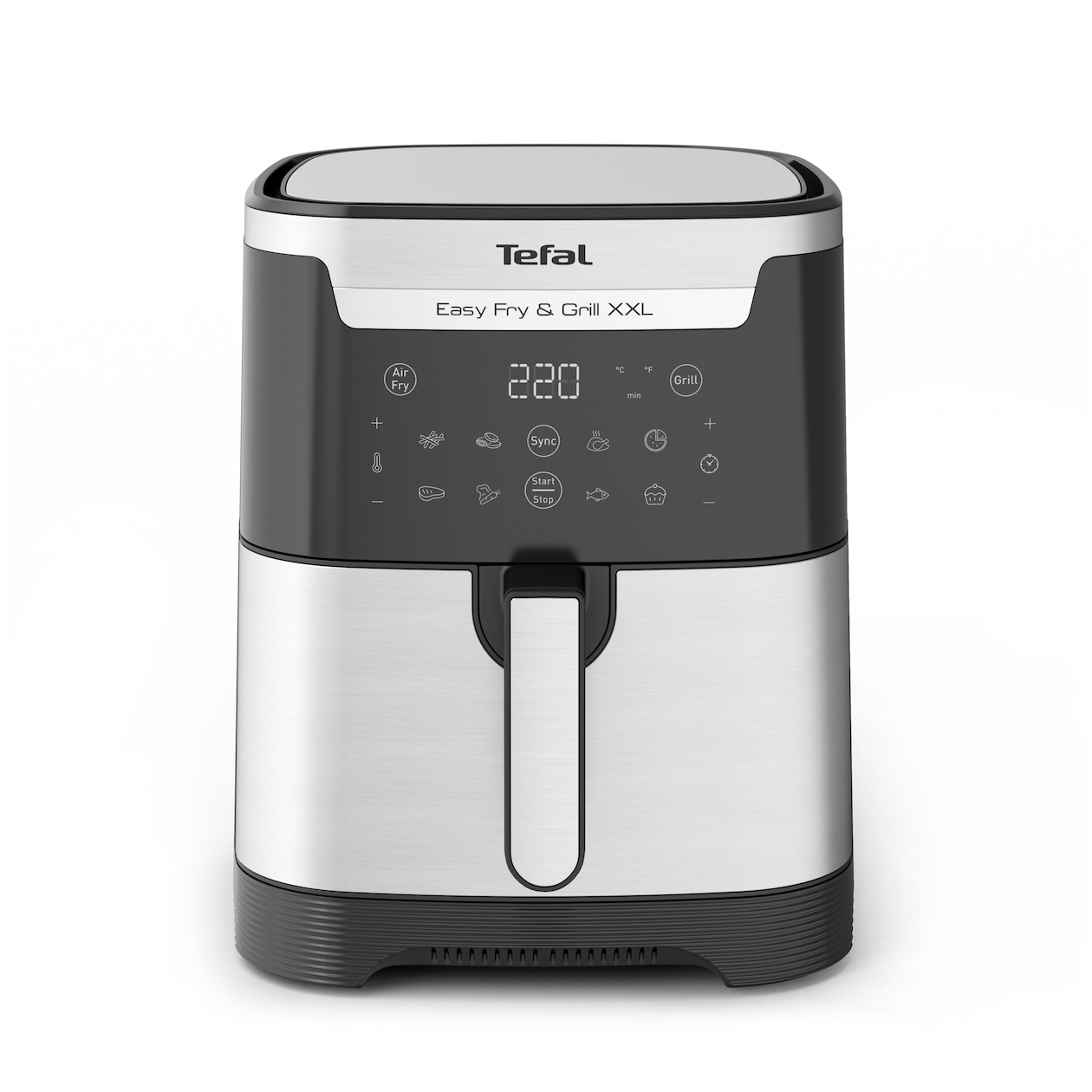 Tefal EY801D Easy Fry & Grill XXL Airfryer Grijs afbeelding