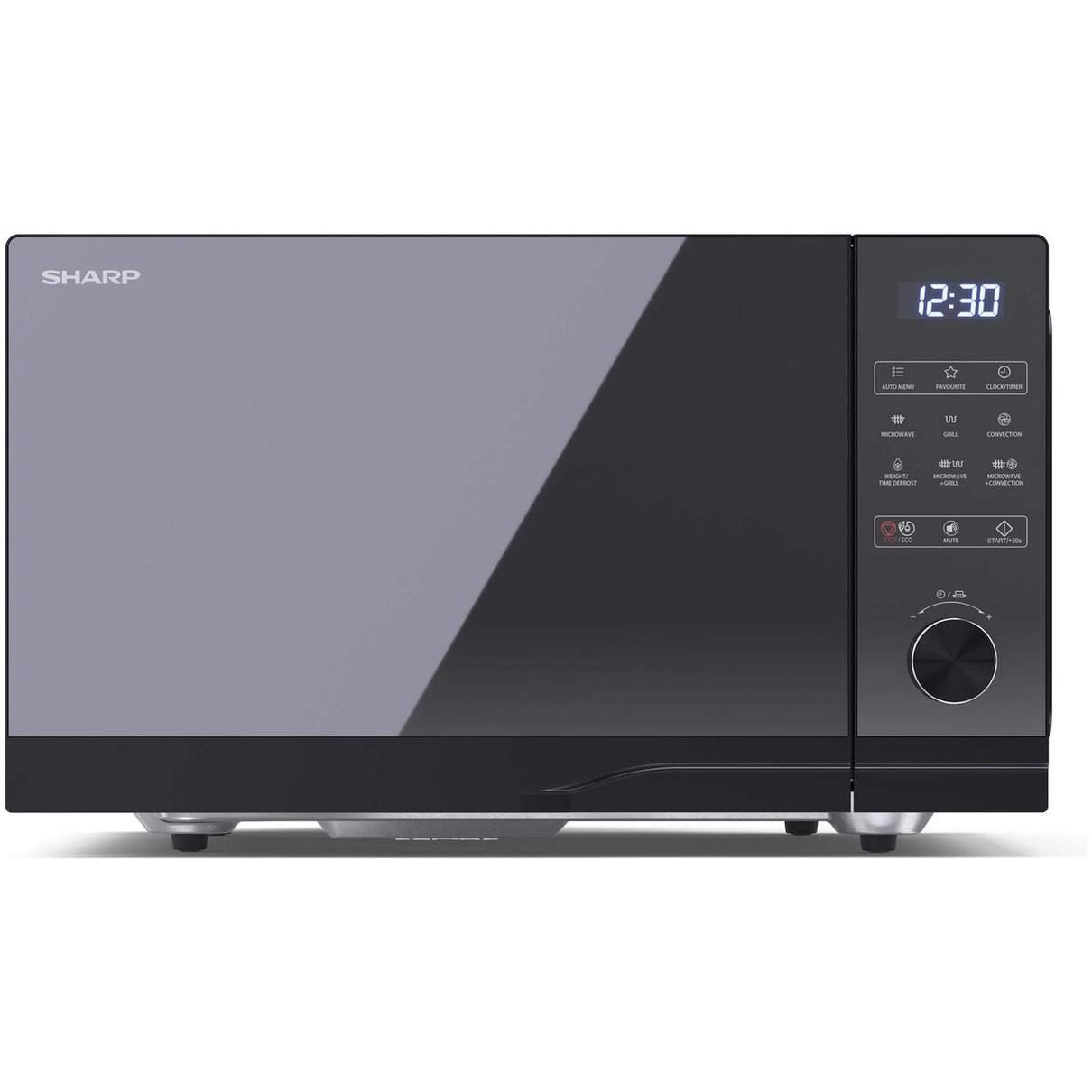 Sharp YC-GC52BE-B Combimagnetron Zwart afbeelding