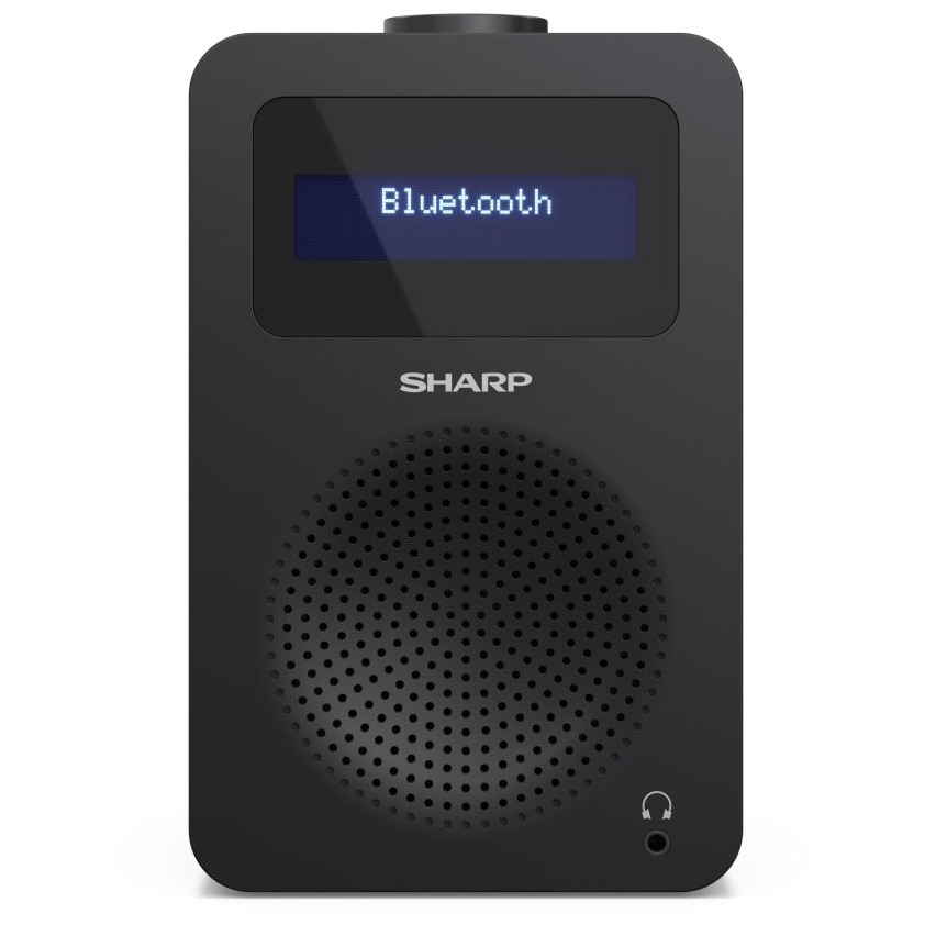Sharp DR-430BK DAB radio Zwart afbeelding