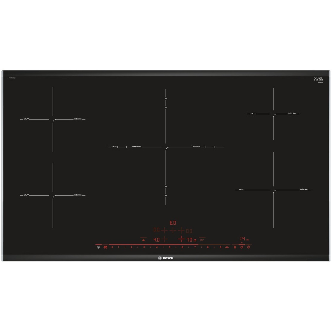 Bosch PIV975DC1E Inductie kookplaat Zwart