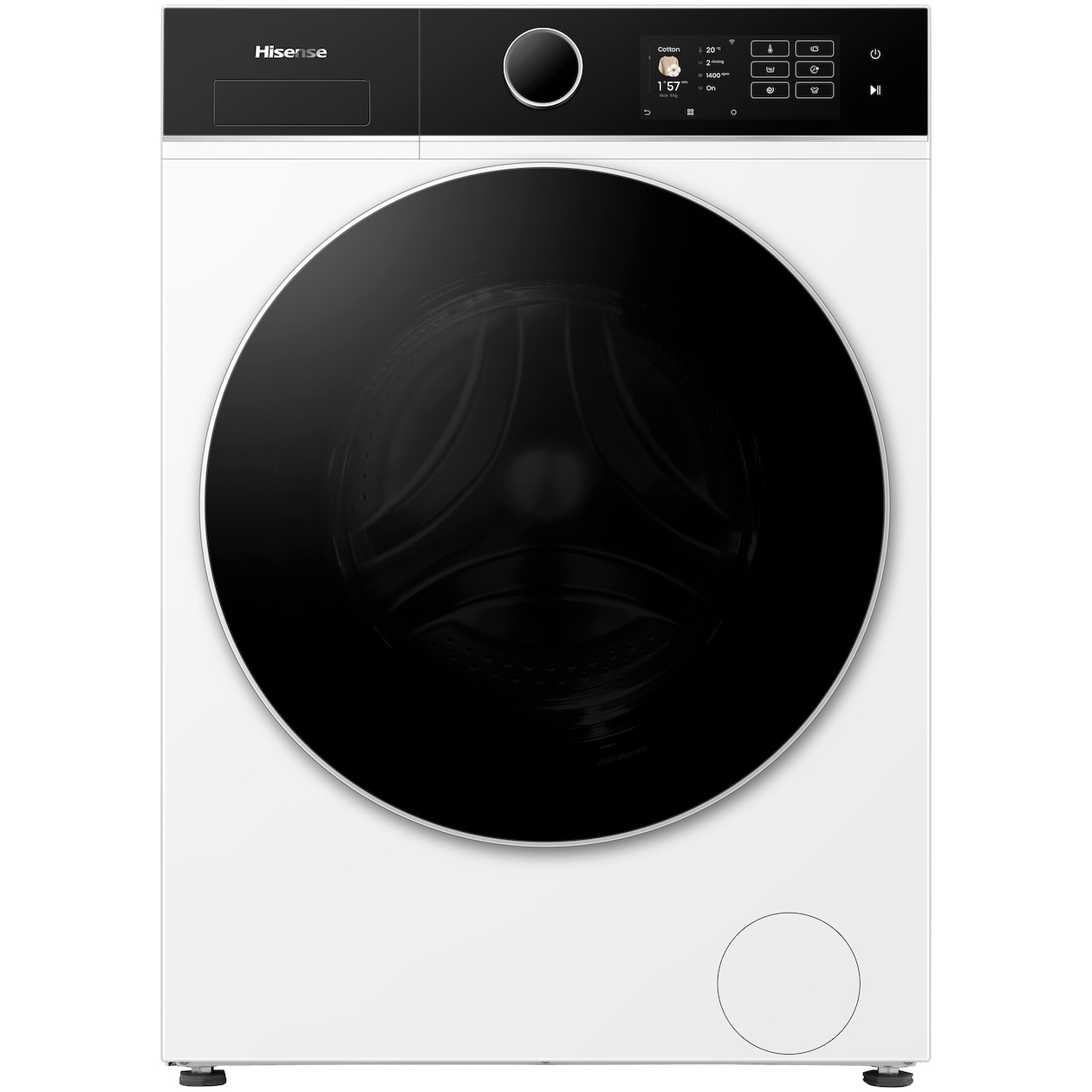 Hisense WF5I8043BWF Wasmachine Wit afbeelding