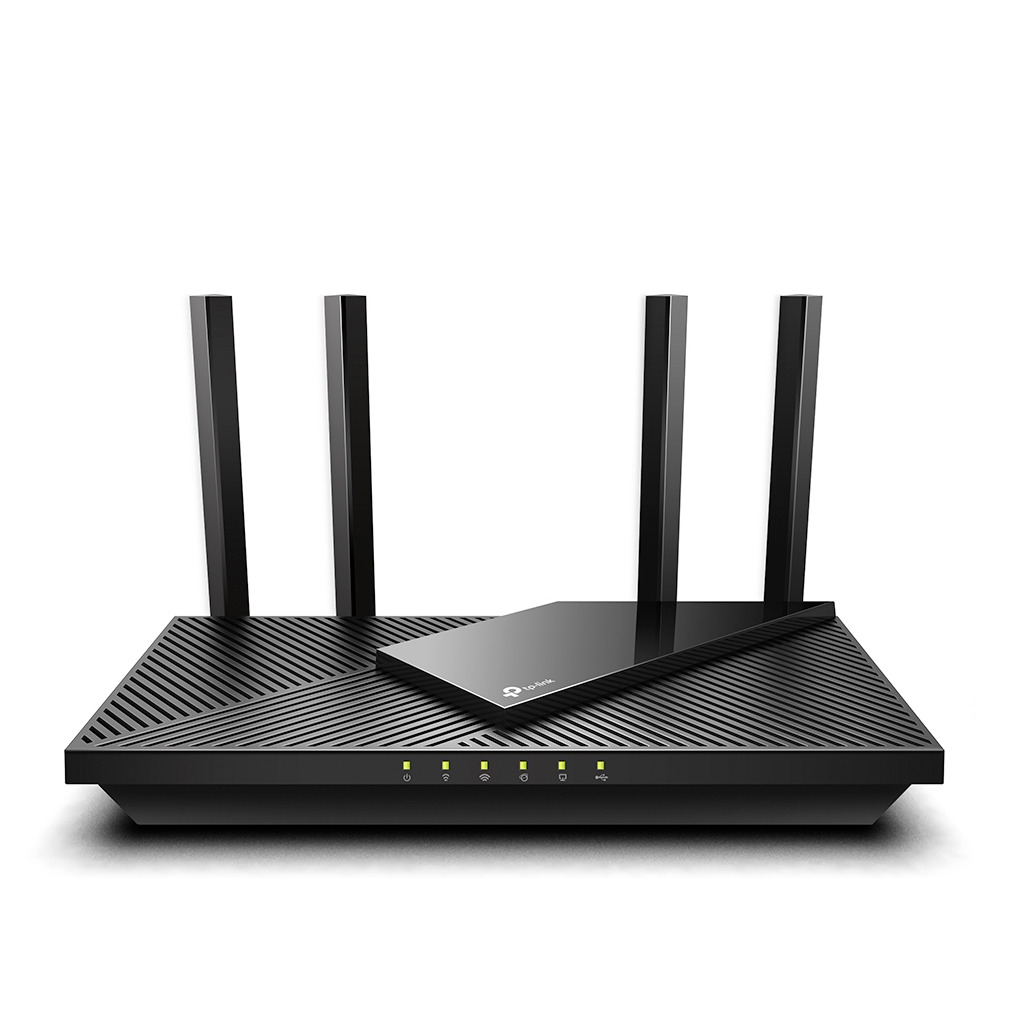 TP-Link Archer AX55 AX3000 Dual-Band Gigabit WiFi 6 Router Router Zwart afbeelding