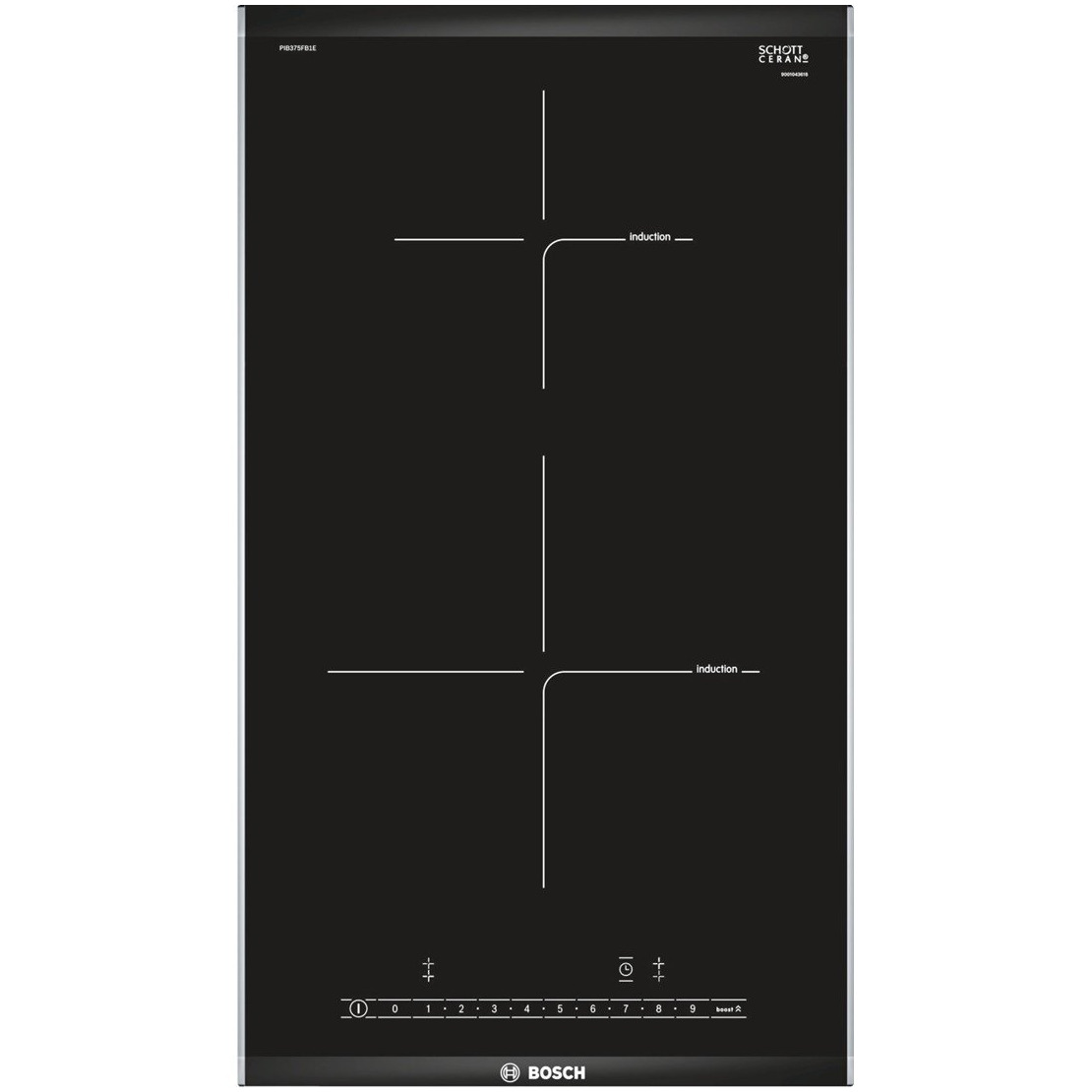 Bosch PIB375FB1E Inductie kookplaat Zwart afbeelding