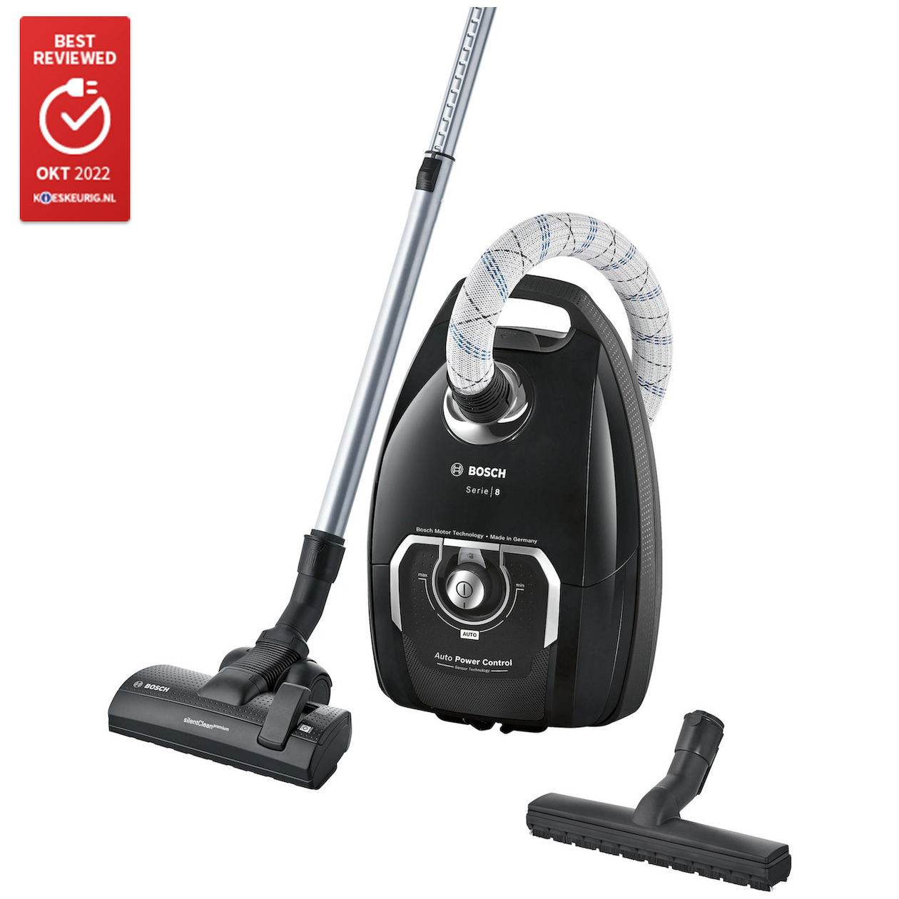 Bosch BGL8X329 Stofzuiger met zak Zwart