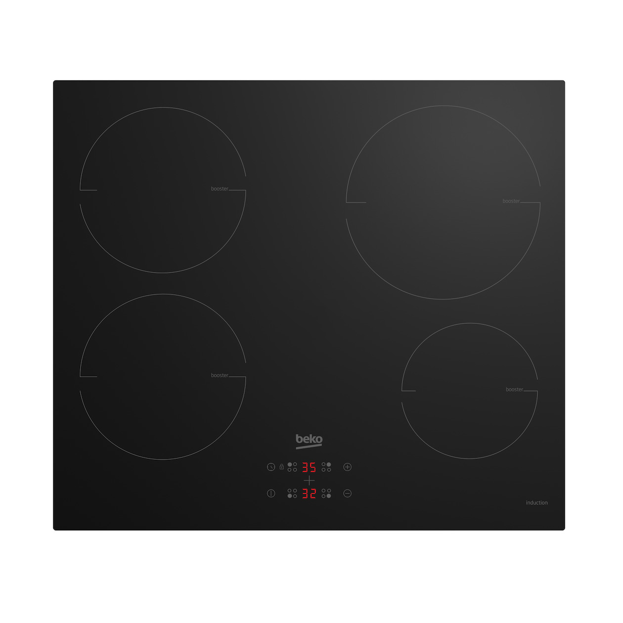 Beko HII64400MT Inductie kookplaat Zwart afbeelding