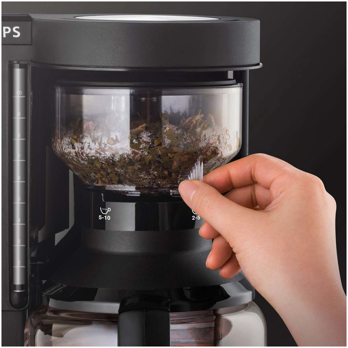 Krups KM8508 Koffiefilter apparaat Zwart, foto 3