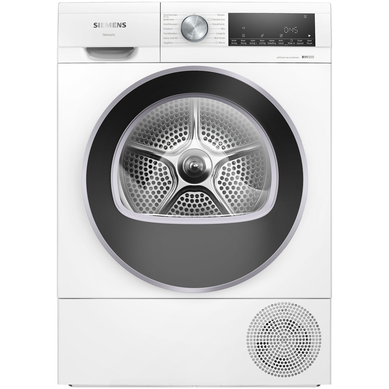 Siemens WQ45G1D0NL Warmtepompdroger Wit afbeelding