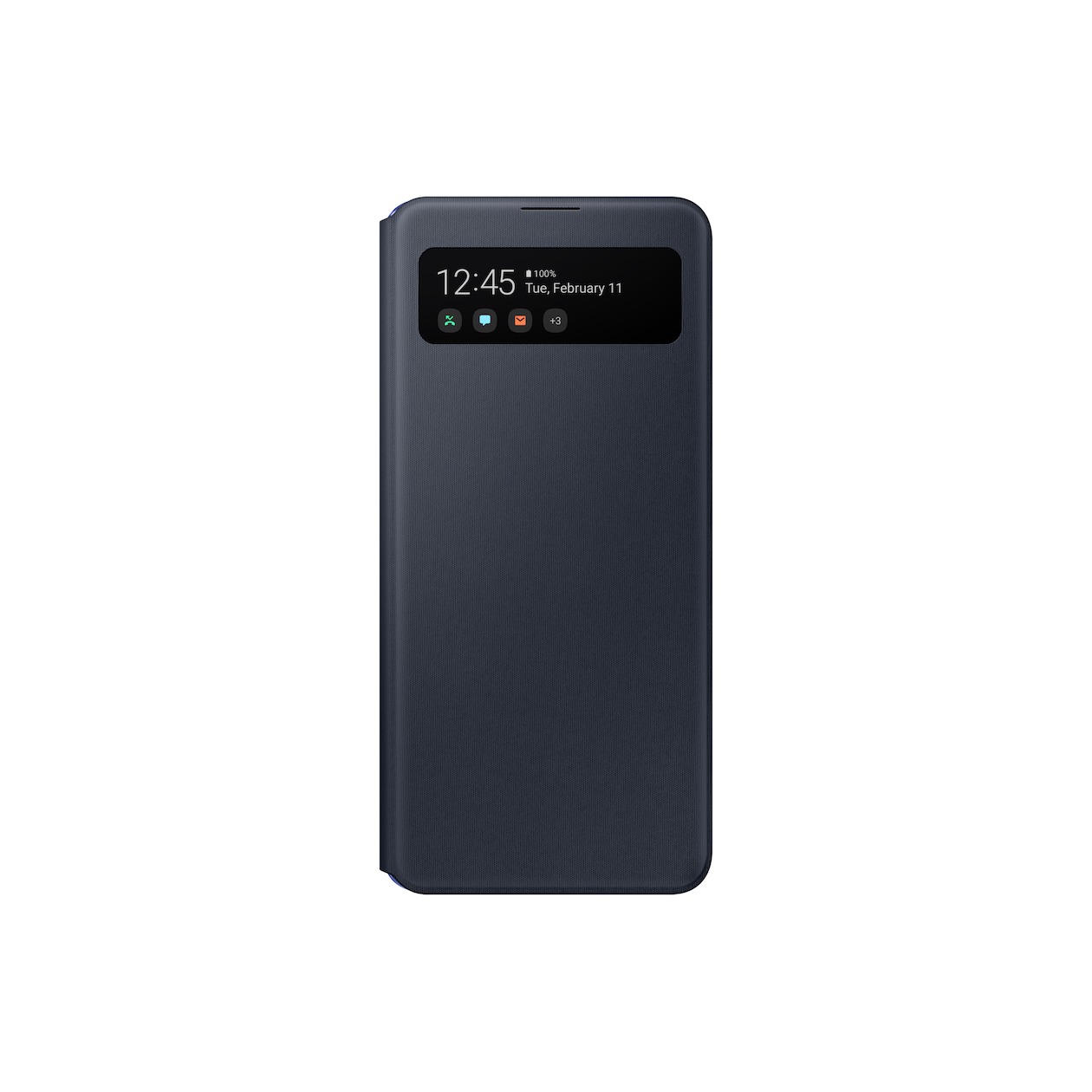Samsung Galaxy A41 S View Wallet Cover Telefoonhoesje Zwart afbeelding