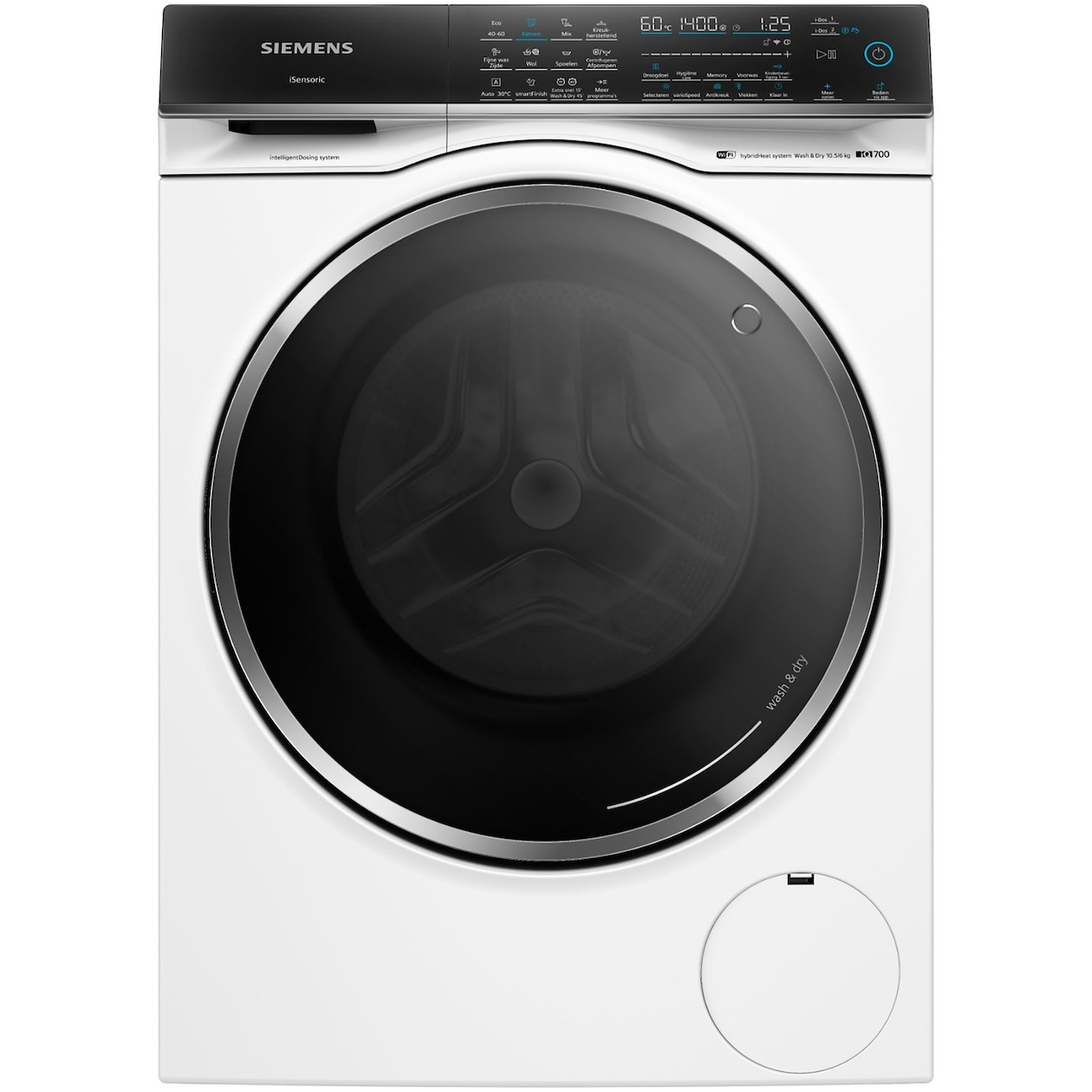 Siemens WN54C2A0NL Was-droogcombinatie Wit afbeelding