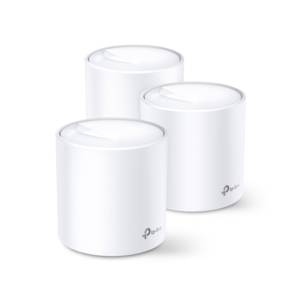TP-Link Deco X20 AX1800 dual-band WiFi 6 Mesh Systeem (3-pack) Mesh router Wit afbeelding