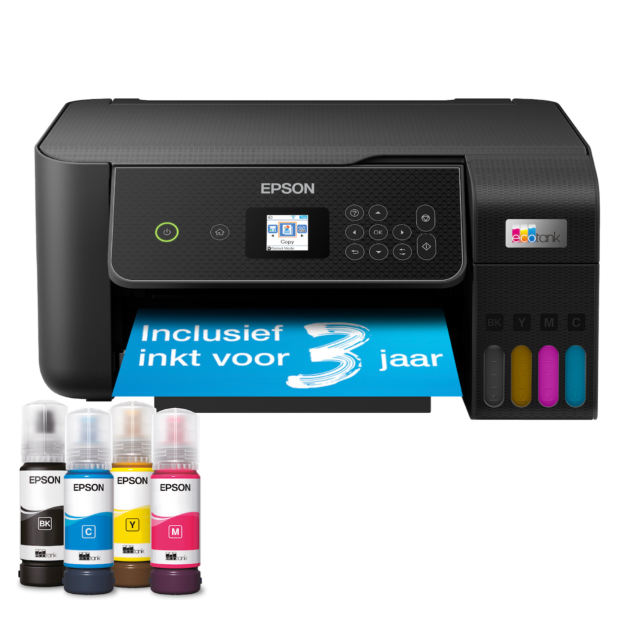 Epson EcoTank ET-2875 All-in-one inkjet printer Zwart afbeelding
