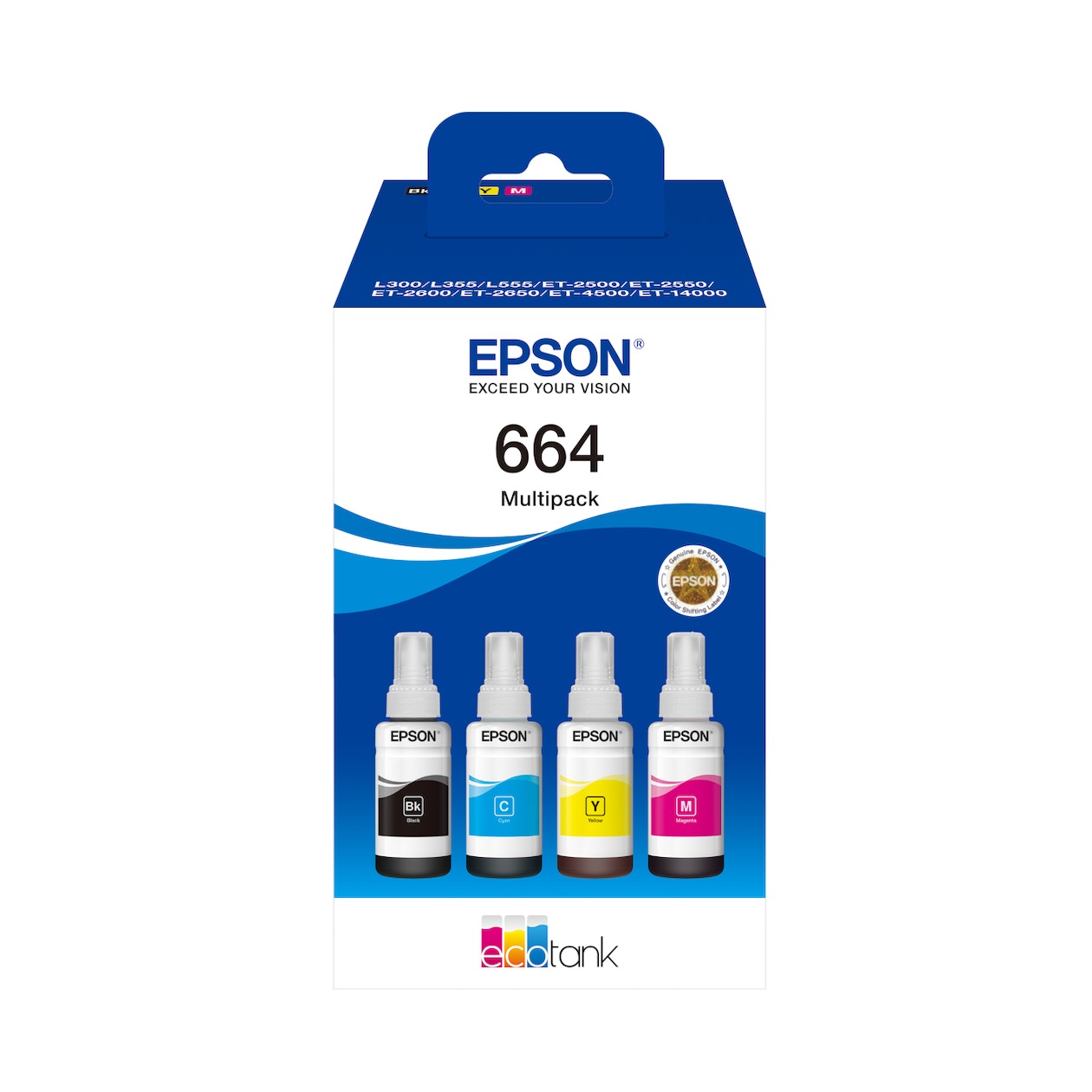 Epson 664 ink 4clr multipak Inkt afbeelding