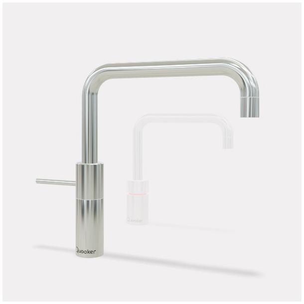 Quooker Square Chroom Kraan Grijs afbeelding