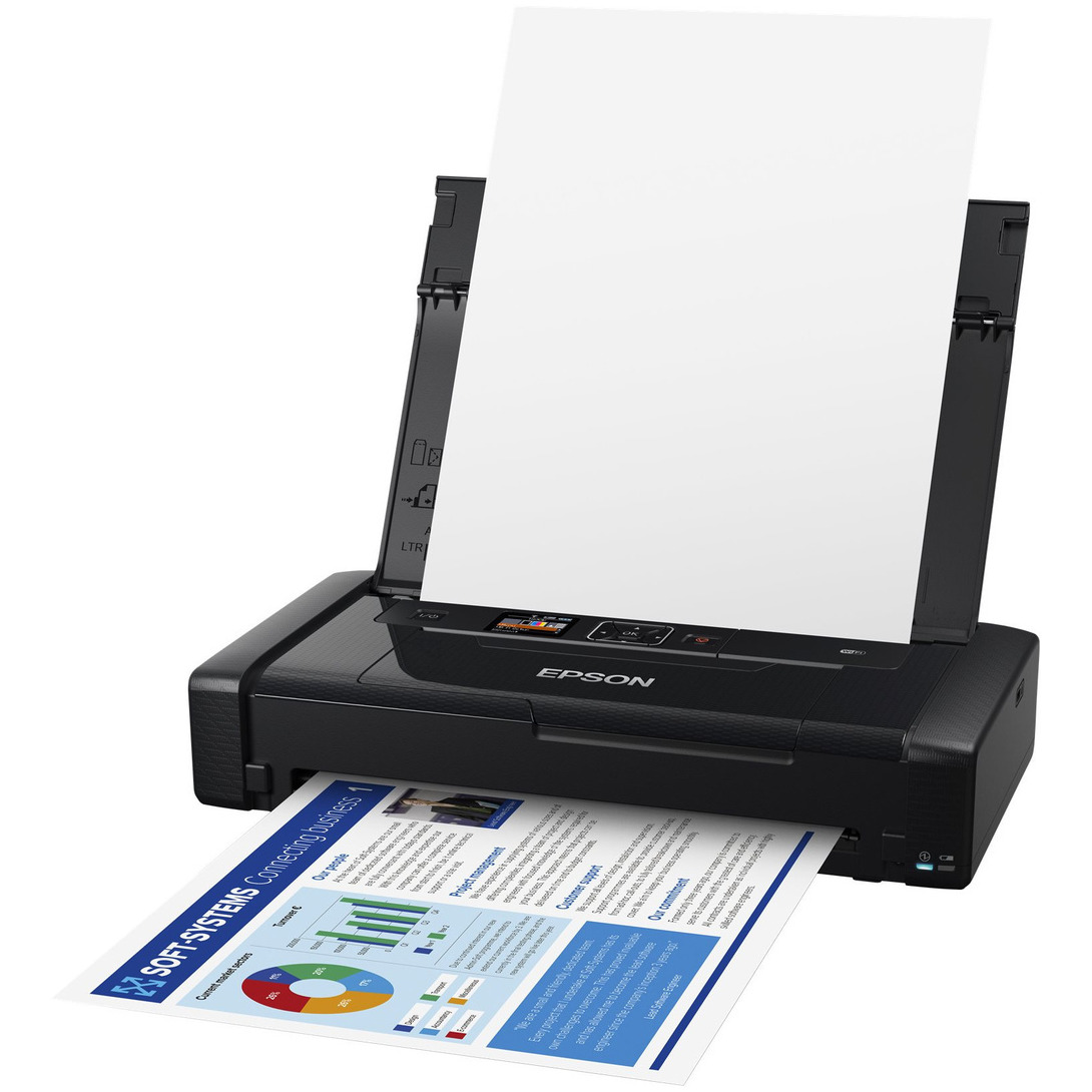 Epson WorkForce WF-110W Inkjet printer Zwart afbeelding