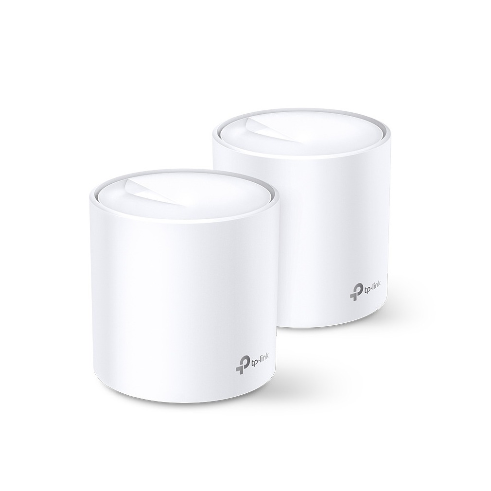 TP-Link Deco X60 AX5400 dual-band WiFi 6 Mesh Systeem (2-pack) Mesh router Wit afbeelding