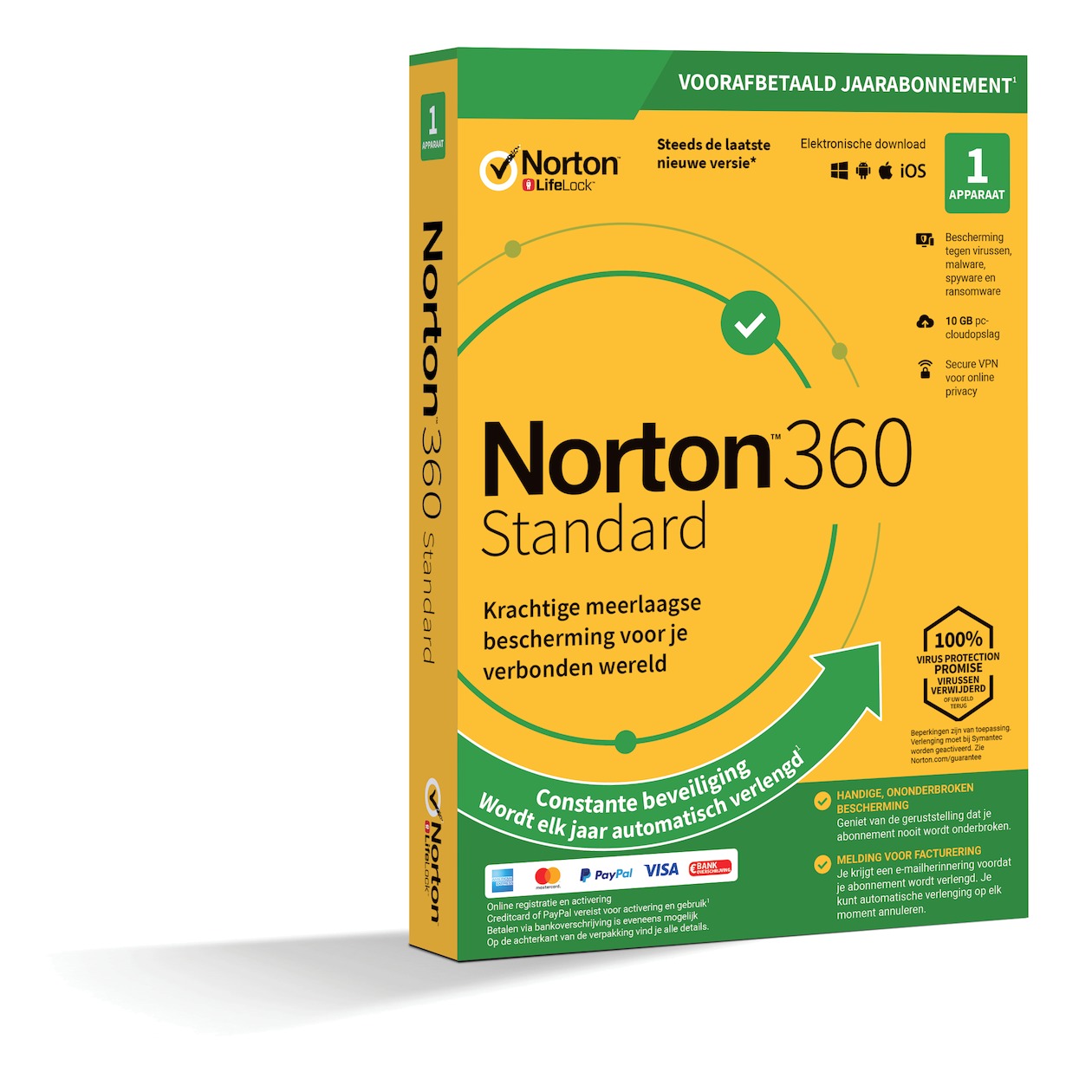 Norton 360 Standard (1 apparaat) Digitale licentie Software afbeelding