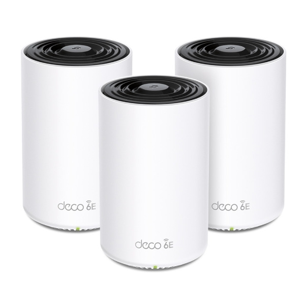 TP-Link Deco XE75 Mesh Wifi 6E (3-pack) Mesh router Wit afbeelding