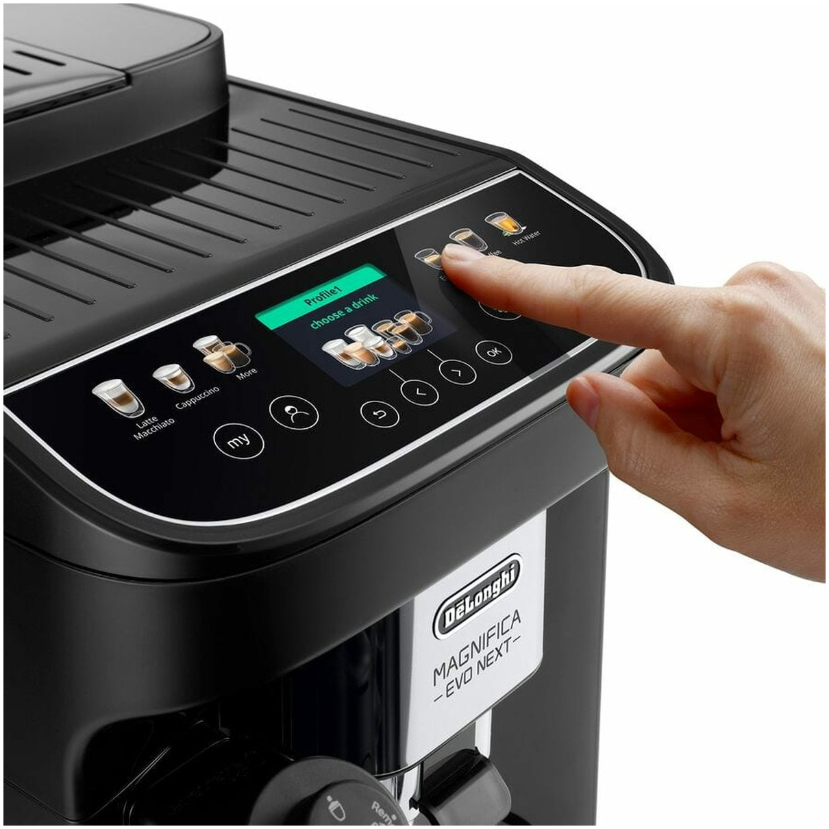 Delonghi Magnifica Evo Next ECAM310.60.B espressomachine zwart, foto 2