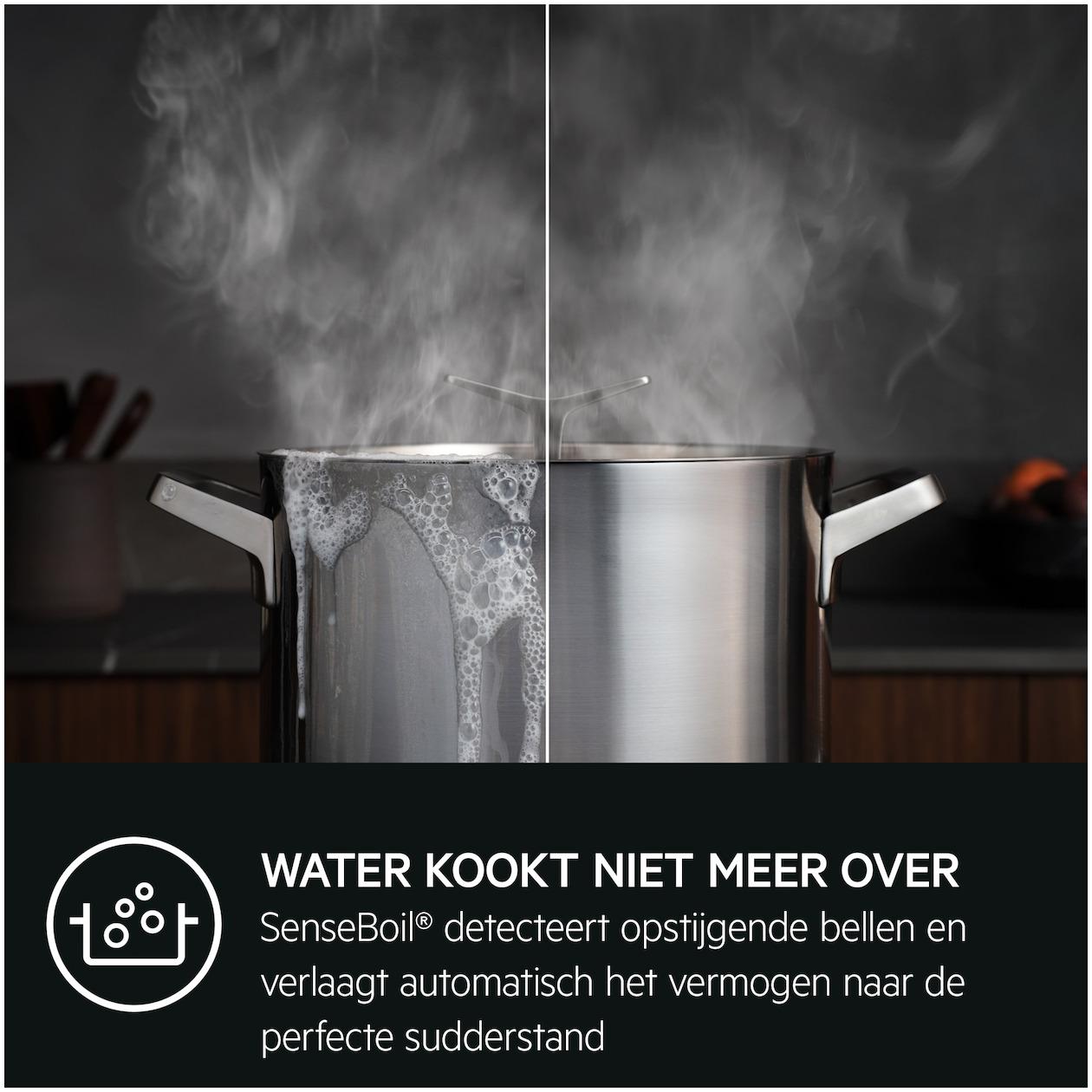 AEG TI64IB1BFB Inductie kookplaat Zwart