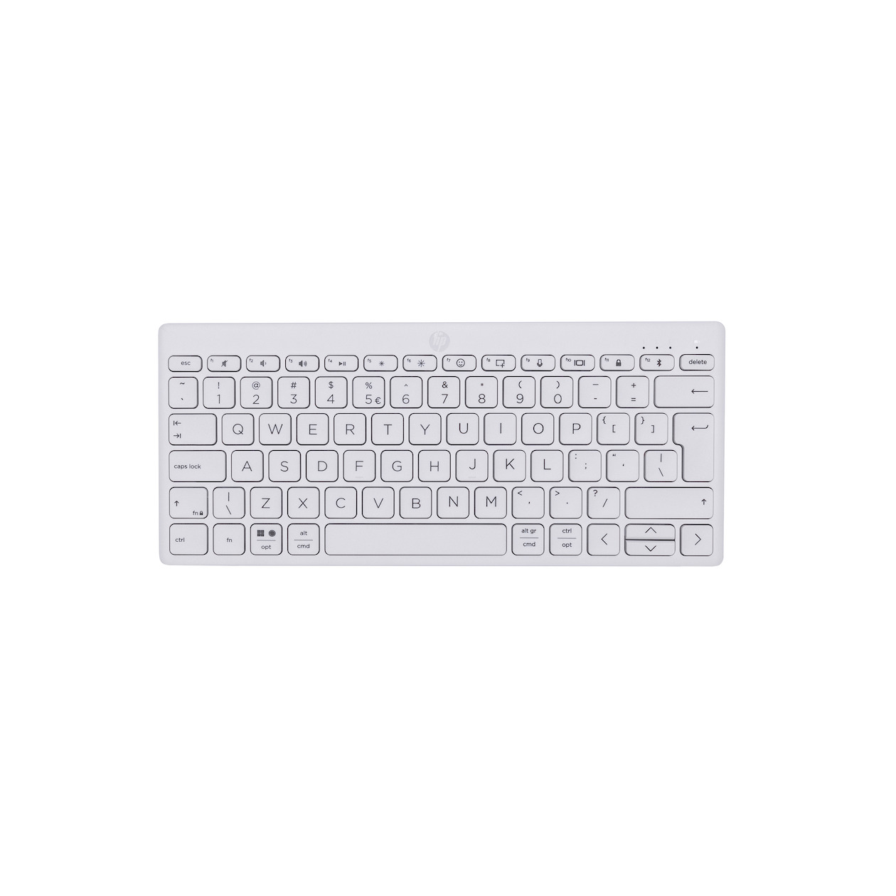 HP 350 WHT Compact Multi-Device KBD EURO Toetsenbord Wit afbeelding