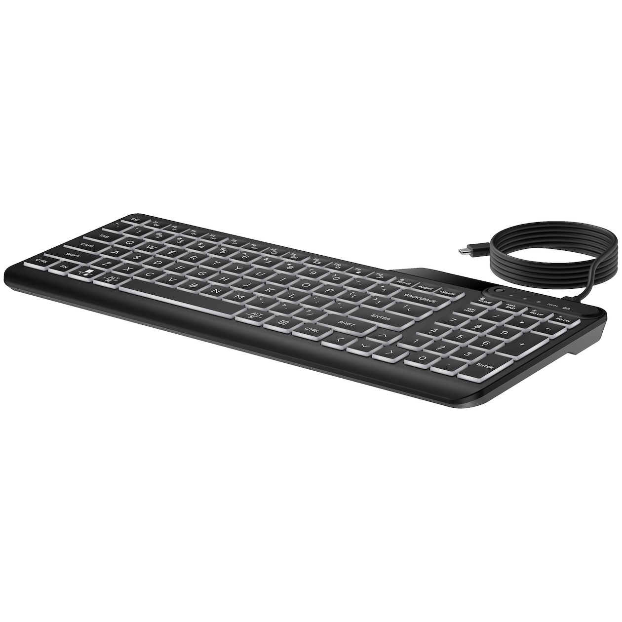 HP 400 BL WD KBD EURO Toetsenbord Zwart, foto 2
