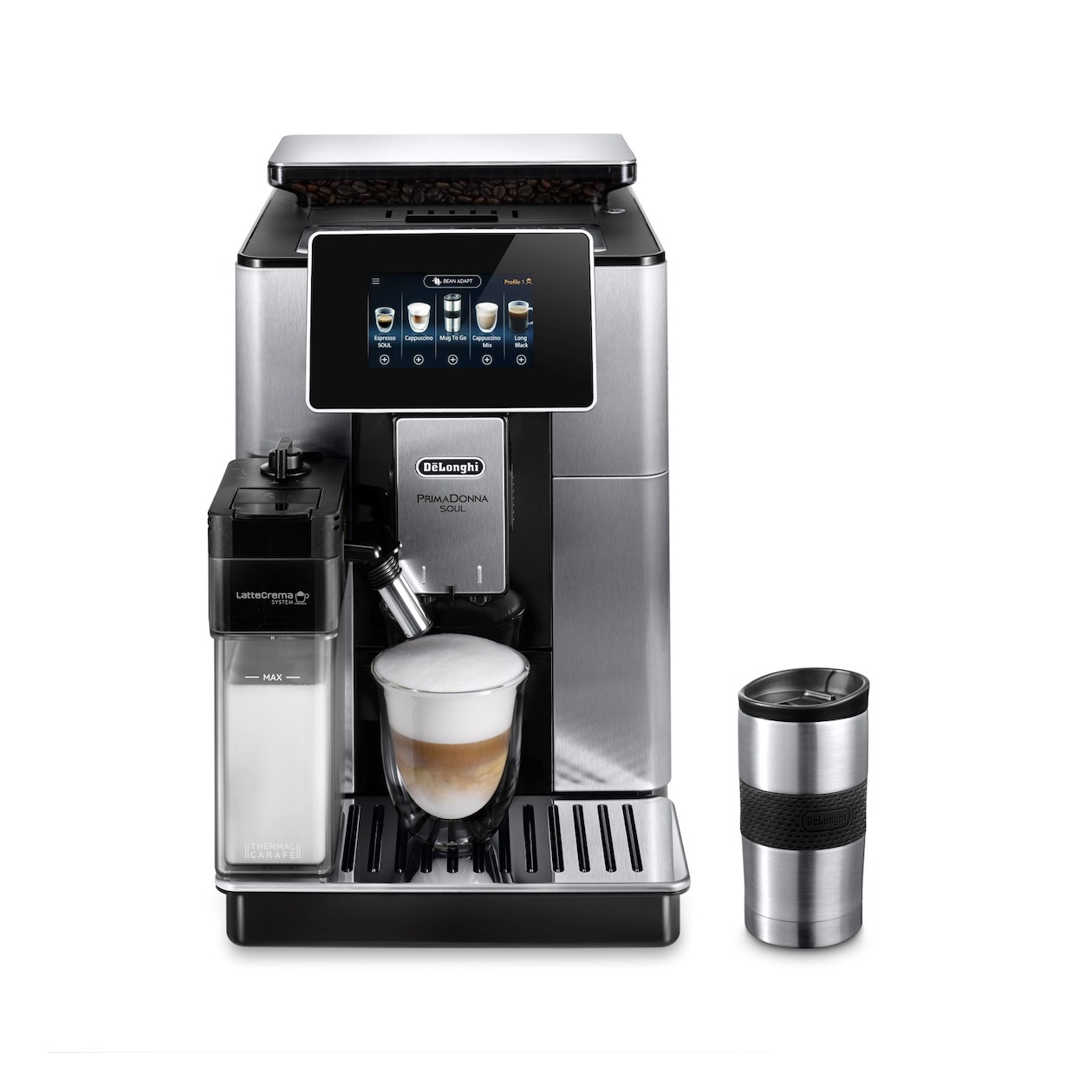 DeLonghi ECAM610.74.MB PrimaDonna Soul Zwart