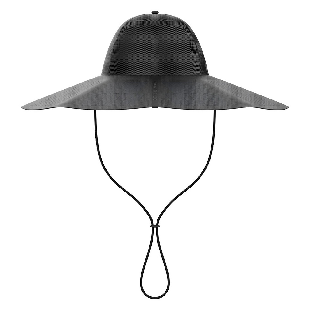Ecoflow 12W Solar Hat M/L Powerstation Zwart afbeelding