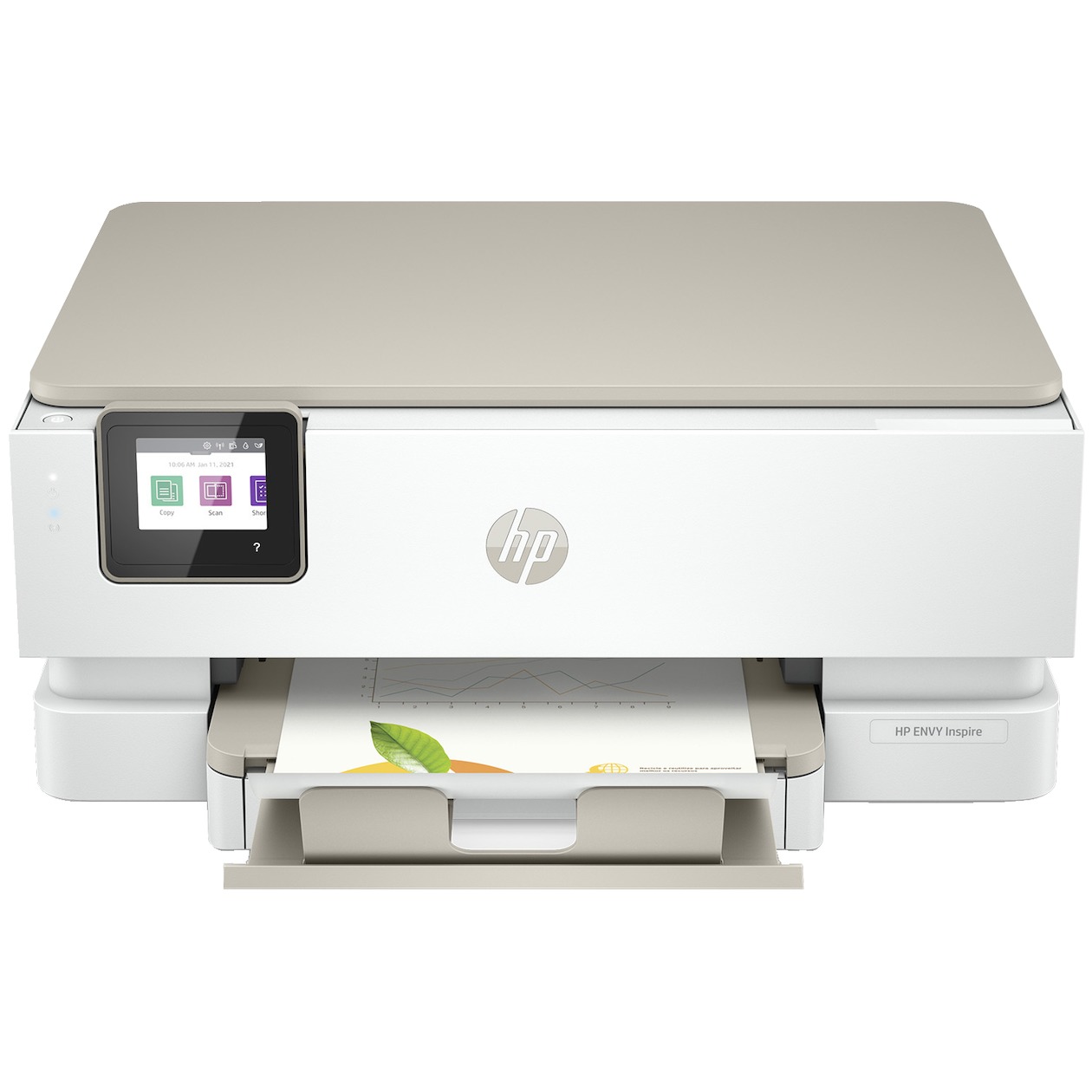 HP Envy Inspire 7224e AIO All-in-one inkjet printer Beige afbeelding