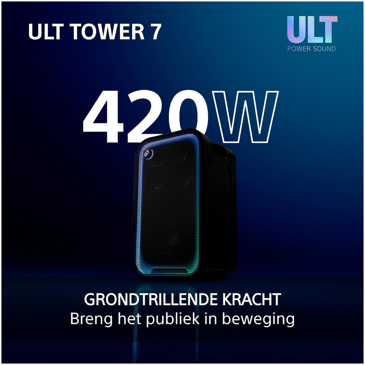Sony ULT TOWER 7 Bluetooth speaker Zwart, foto 3