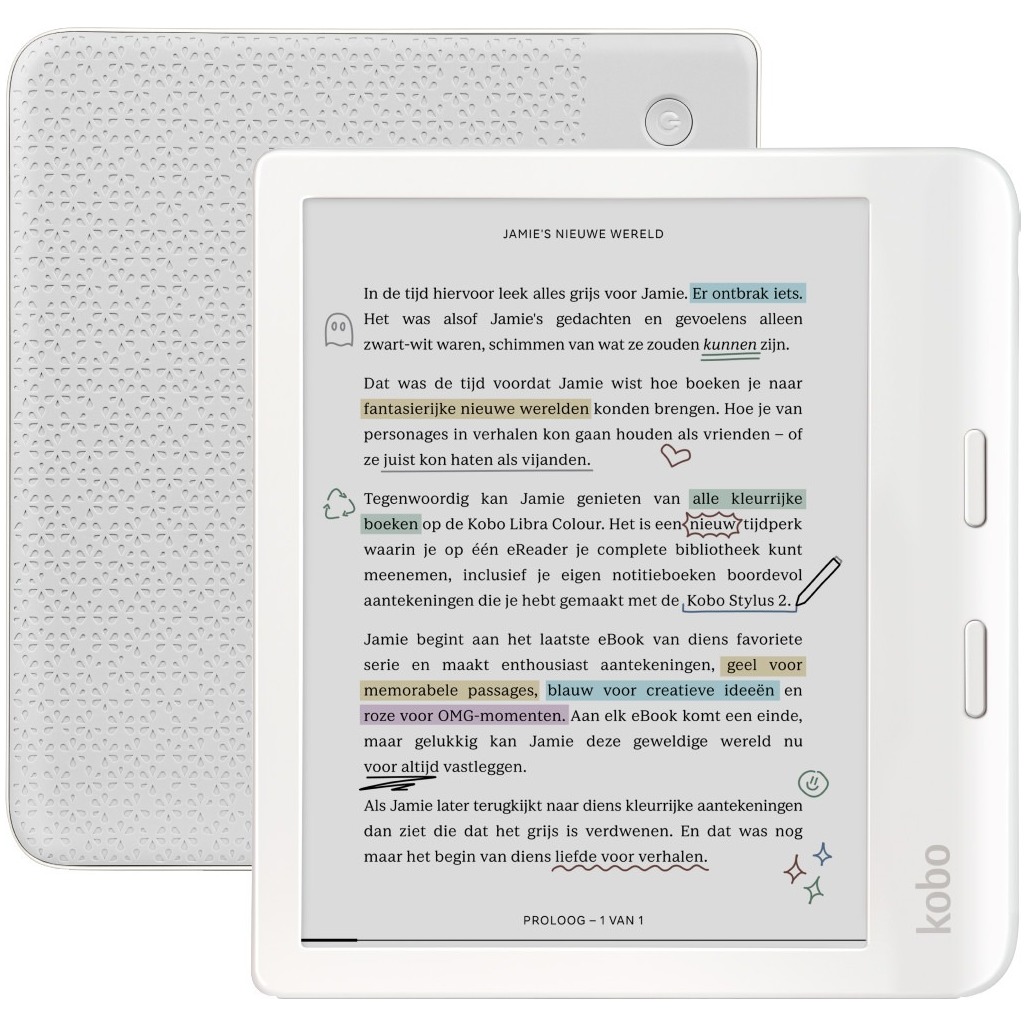 Kobo Libra Colour E-reader Wit afbeelding