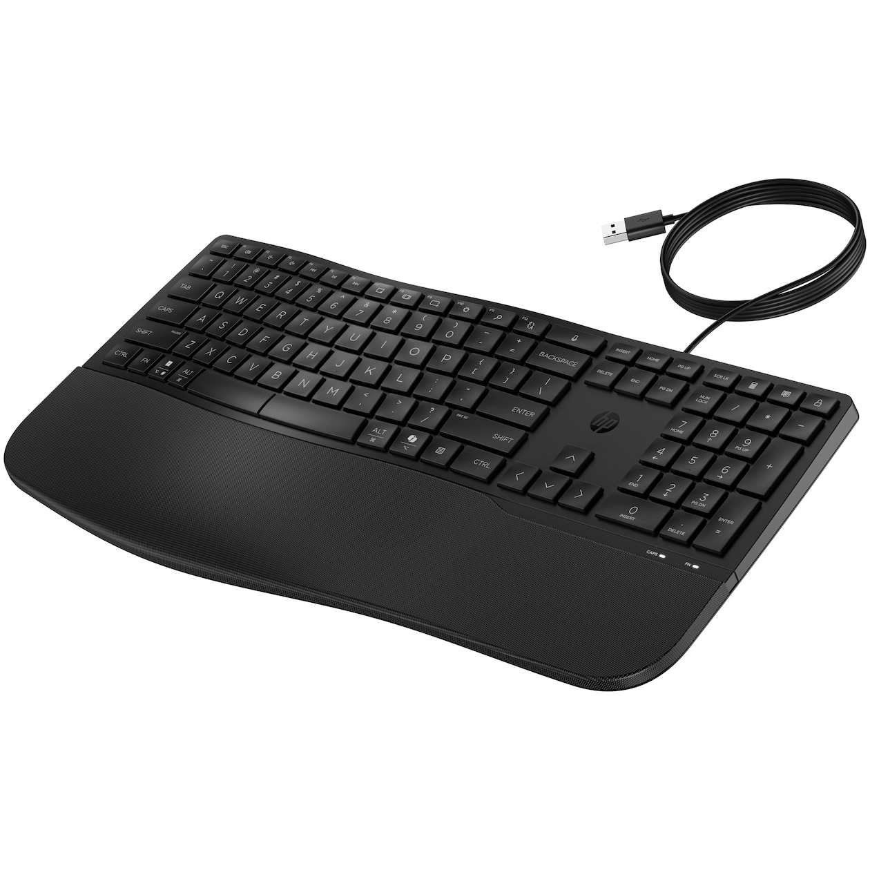 HP 480 CFT WD KBD EURO Toetsenbord Zwart, foto 2