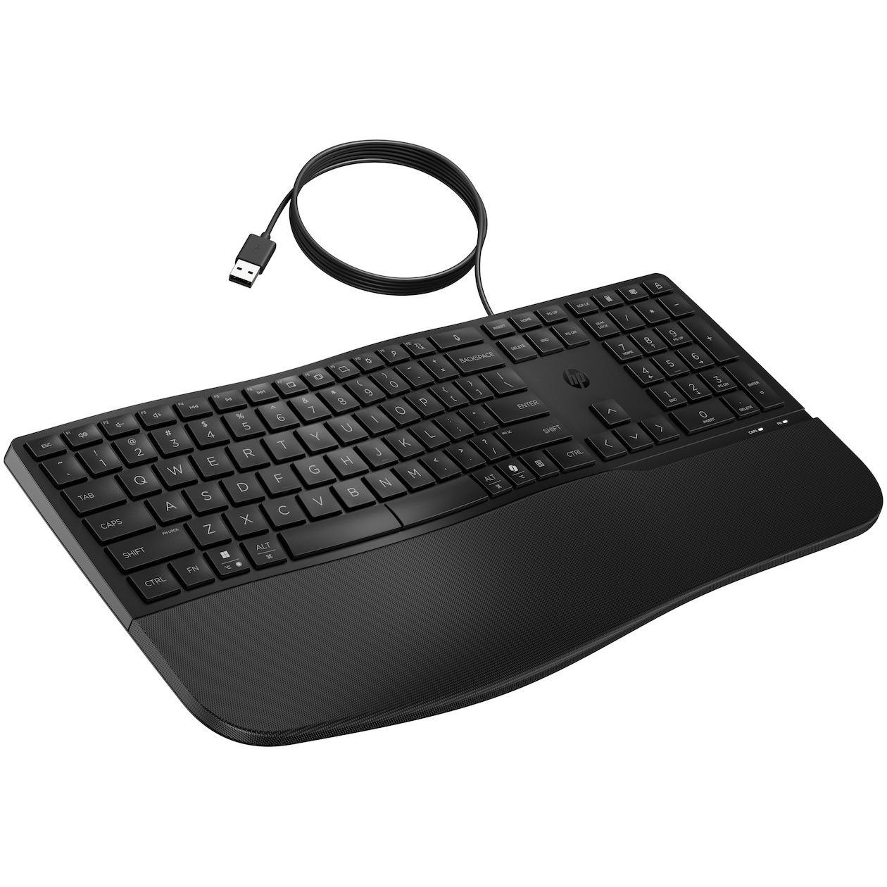 HP 480 CFT WD KBD EURO Toetsenbord Zwart, foto 3