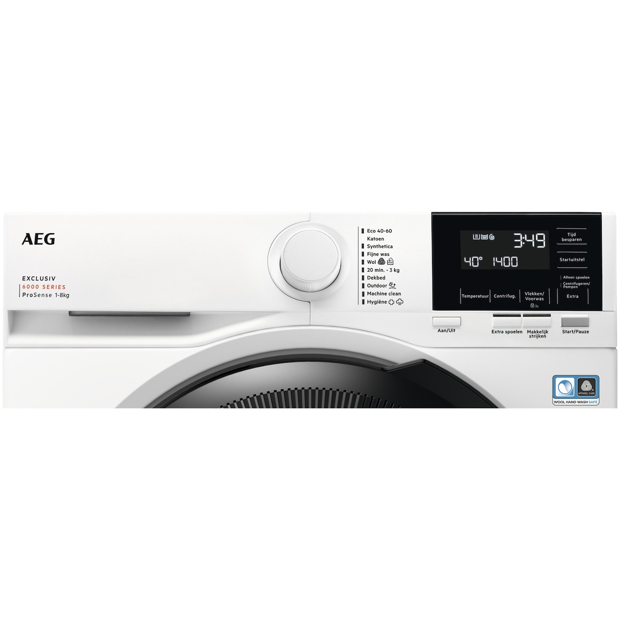 AEG LR6KOLN ProSense Wasmachine Wit, foto 2