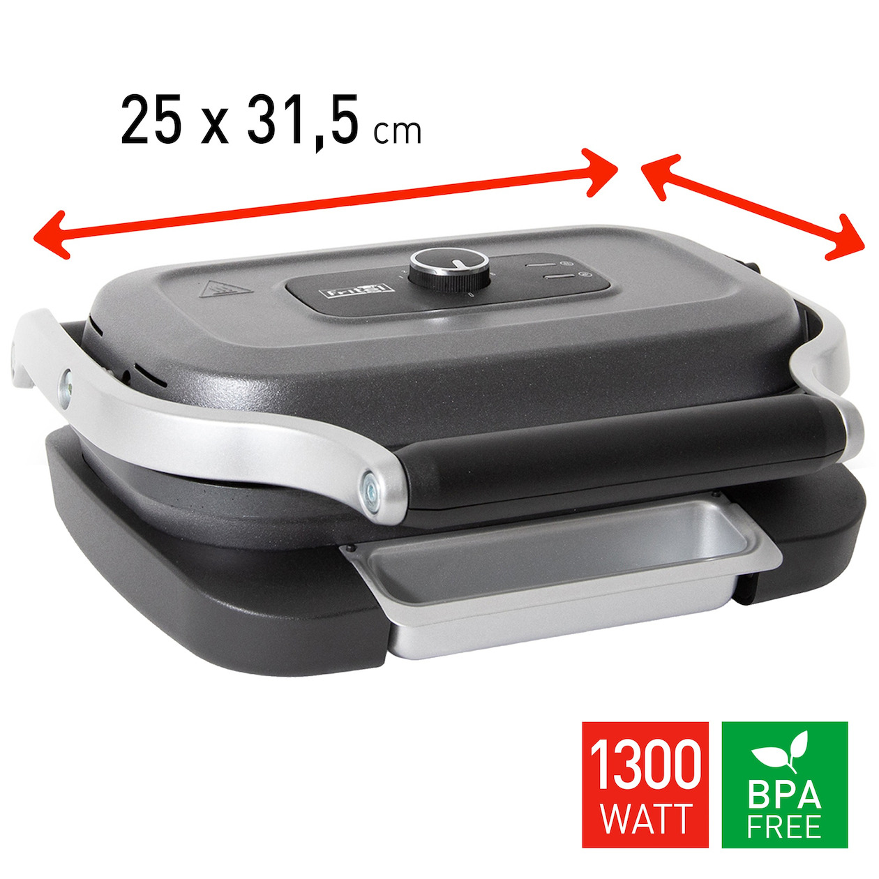 Fritel GR 1360 Contact grill Grijs