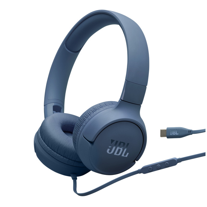 JBL TUNE 520C Hoofdtelefoon Blauw afbeelding