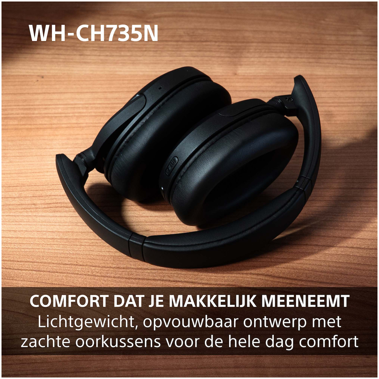 Sony WH-CH735N Over-ear hoofdtelefoon Wit, foto 3