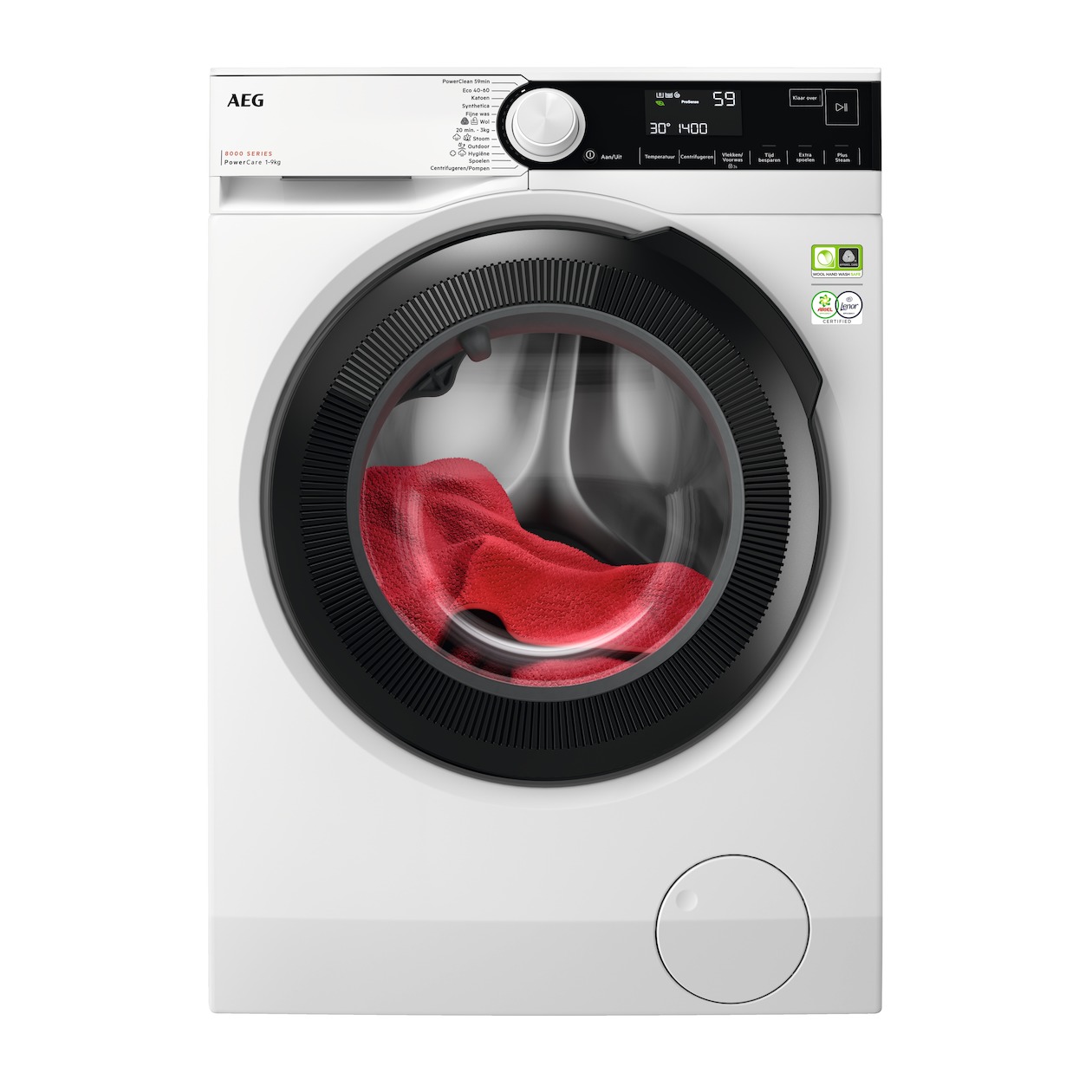 AEG LR85944 PowerCare Wasmachine Wit afbeelding