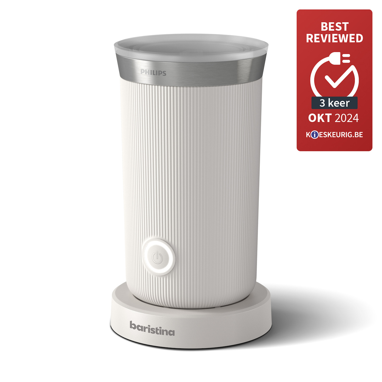 Philips Baristina BAR311/00 Melkopschuimer Wit afbeelding