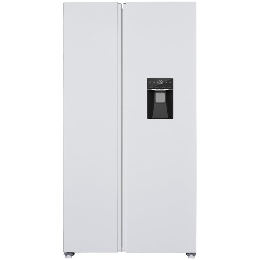 Exquisit SBS146-WS-041EW Amerikaanse koelkast Wit afbeelding