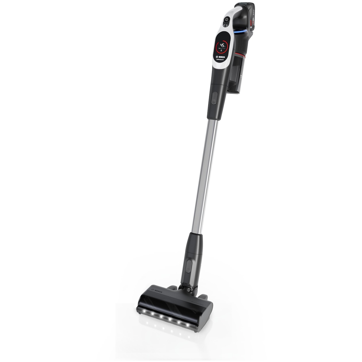 Bosch BXS931WQC Unlimited 9 Steelstofzuiger zonder zak Wit