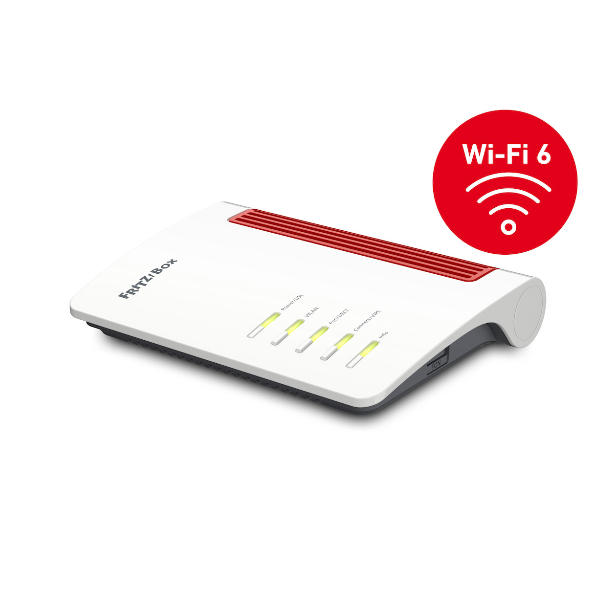 AVM FRITZ!BOX 7530 AX WIFI 6 Router Rood afbeelding
