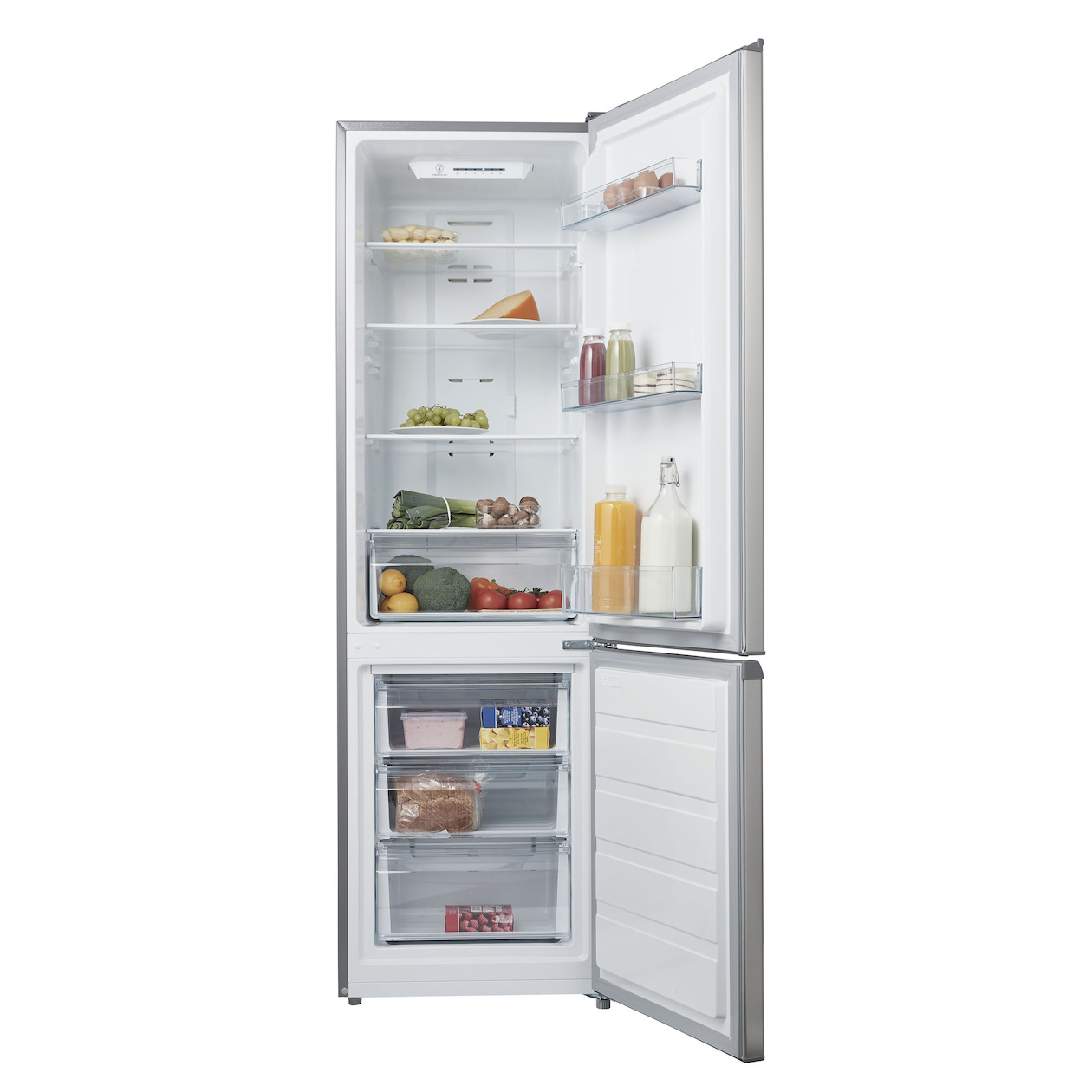 Inventum KV1808R Koel-vriescombinatie Grijs afbeelding