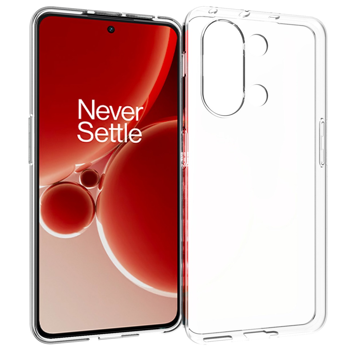 Accezz Clear Backcover OnePlus Nord 3 Telefoonhoesje Transparant afbeelding
