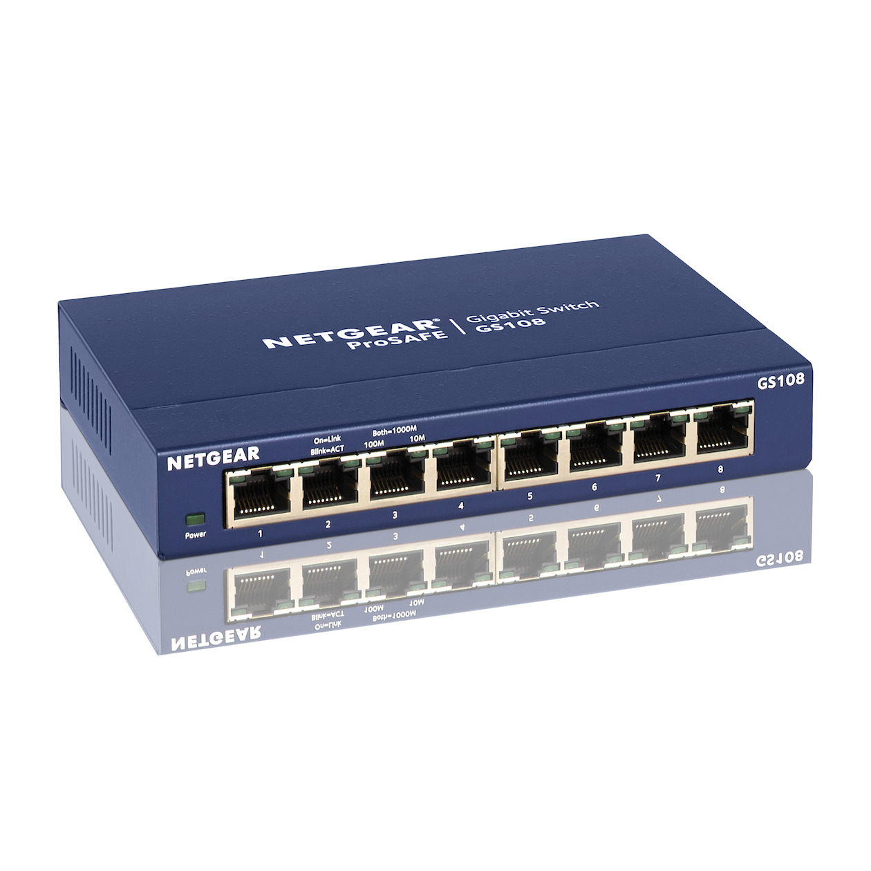 Netgear ProSafe GS108 Switch Blauw