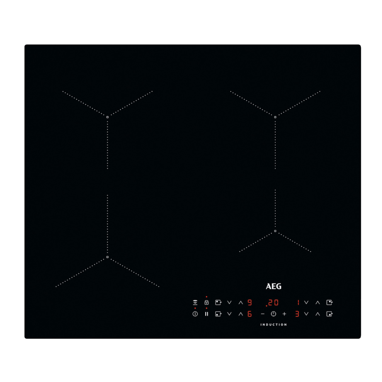 AEG ILB64334CB Inductie kookplaat Zwart afbeelding