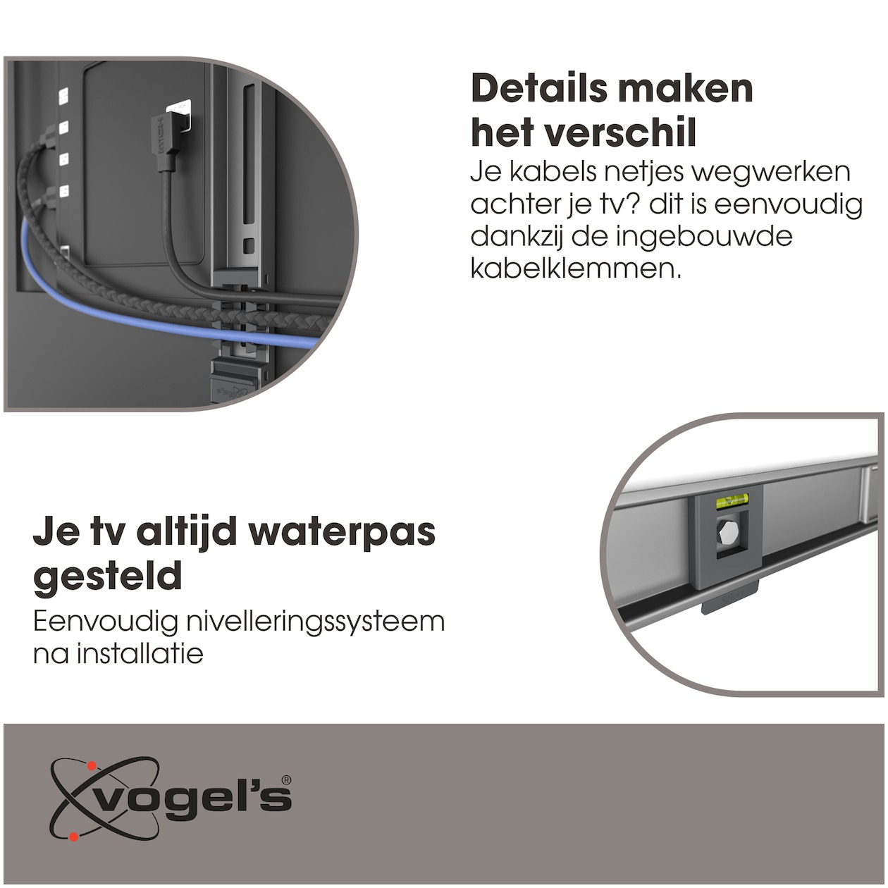 Vogels Vogel'S TVM 5405 ELITE TV beugel Zwart, foto 2