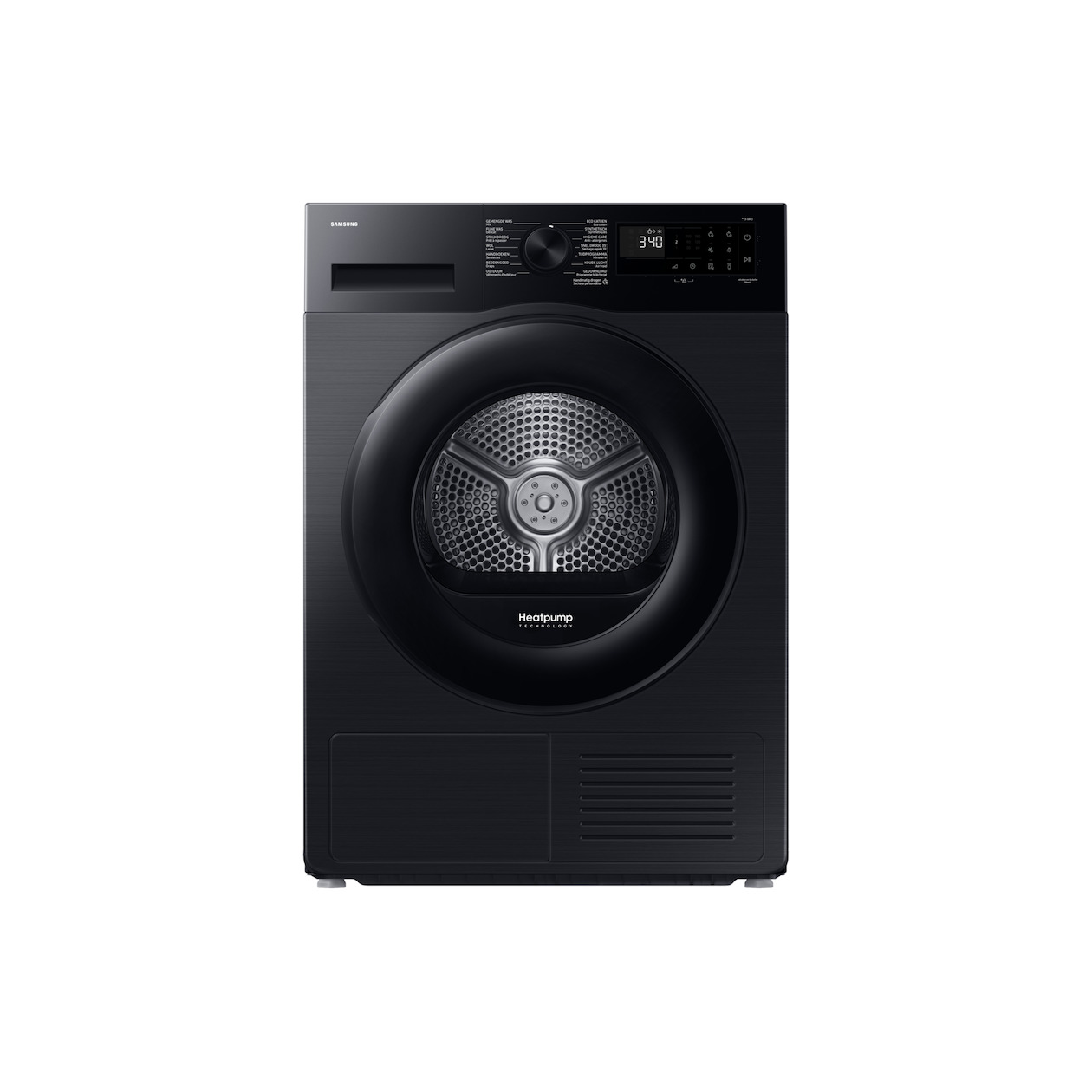 Samsung DV9UDG52A0ABEN Warmtepompdroger Zwart afbeelding