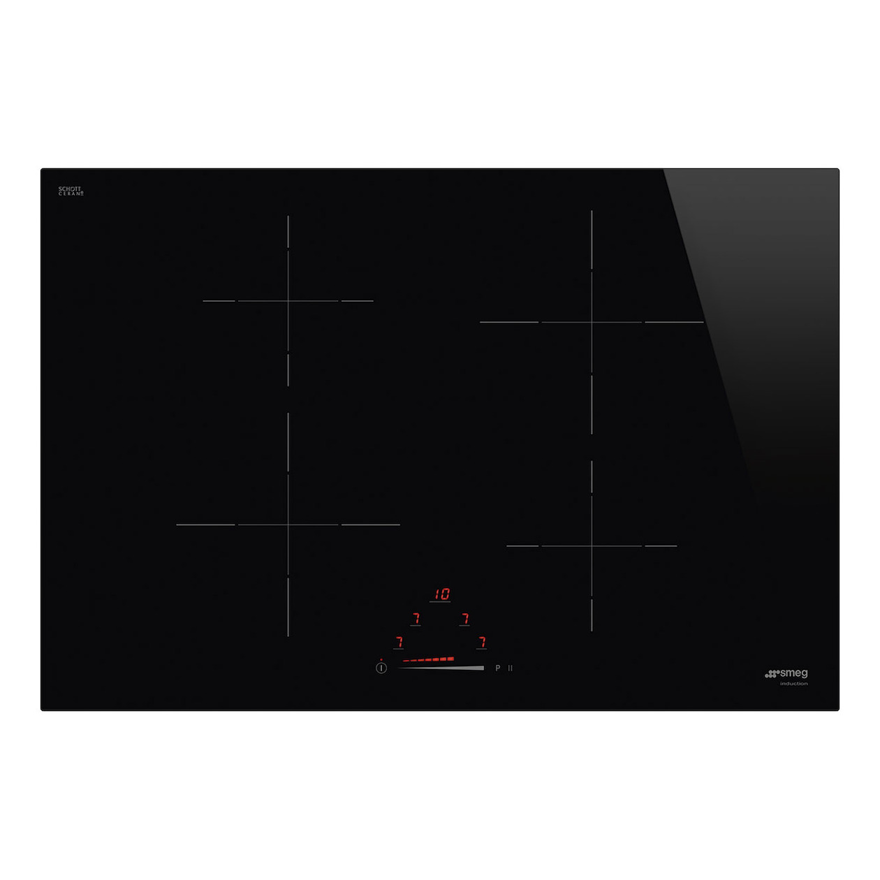 Smeg SI4742D Inductie kookplaat Zwart afbeelding